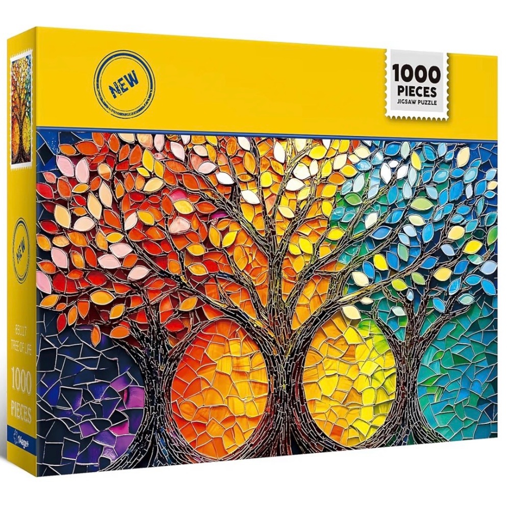Colorful Tree Jigsaw Puzzle - 1000 Pieces